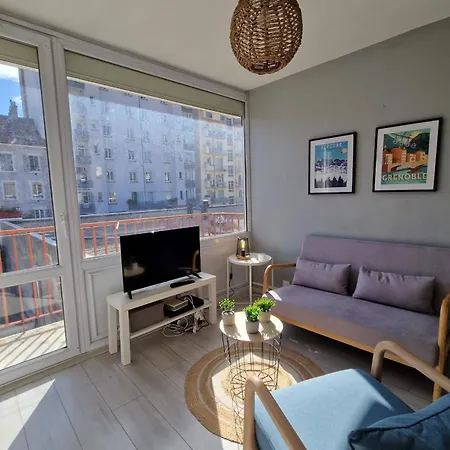 #e0 View On The Bastille Alsace Lorraine Terrace * 格勒诺布尔